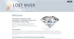 Desktop Screenshot of lostriverdiamonds.com